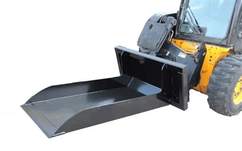 skid steer under conveyor bucket|Material Long Bucket .